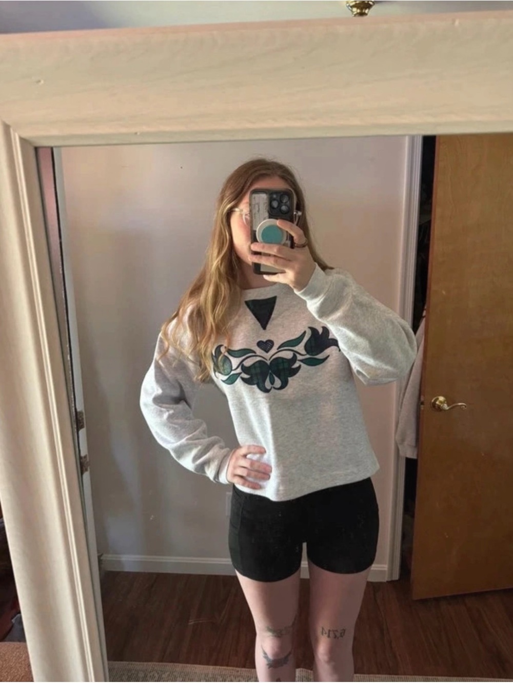 Vintage Lee crop sweatshirt